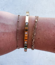 Load image into Gallery viewer, Dainty Crystal Bangle