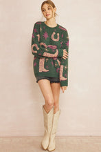 Load image into Gallery viewer, Lucky Cowboy Sweater