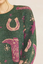 Load image into Gallery viewer, Lucky Cowboy Sweater