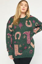 Load image into Gallery viewer, Lucky Cowboy Sweater