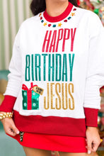 Load image into Gallery viewer, Brianna Cannon Happy Birthday Jesus Sweatshirt