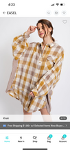 Load image into Gallery viewer, Khaki Plaid Top