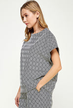 Load image into Gallery viewer, Black and White Herringbone Set