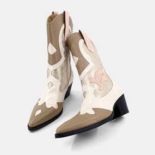 Load image into Gallery viewer, Zizi Gold Cowboy Boots