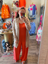 Load image into Gallery viewer, Natural Hooded Cardigan