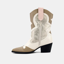 Load image into Gallery viewer, Zizi Gold Cowboy Boots