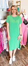 Load image into Gallery viewer, Ribbed Short Sleeve T-Shirt Dress