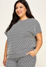 Load image into Gallery viewer, Black and White Herringbone Set