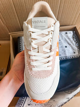 Load image into Gallery viewer, Starling 2 Sneakers- Grey/Nude/Orange Combo