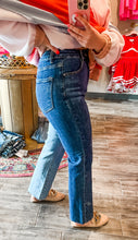 Load image into Gallery viewer, Blue Combo Risen Jeans
