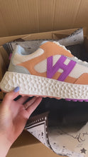 Load and play video in Gallery viewer, Starling 6 Sneakers- Purple/Blue/Orange Combo