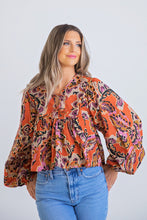 Load image into Gallery viewer, Floral Boho Tie Karlie Top