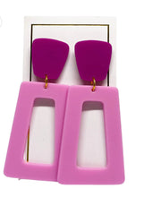 Load image into Gallery viewer, Kennedy Two Tone Linny Earrings