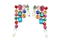 Load image into Gallery viewer, Jeweled Waterfall TJ Earrings