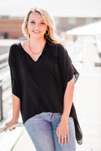 Load image into Gallery viewer, Winnie Black Buddy Love Top