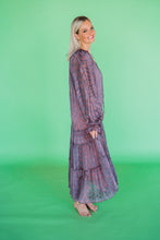 Load image into Gallery viewer, Greta Forget Me Not Buddy Love Dress