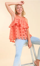 Load image into Gallery viewer, Basketweave Babydoll Tank Top