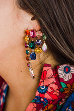 Load image into Gallery viewer, Jeweled Waterfall TJ Earrings