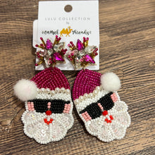 Load image into Gallery viewer, Beaded Christmas Earrings 23
