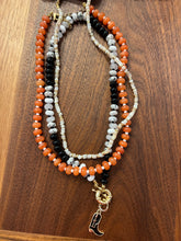 Load image into Gallery viewer, Orange Gemstone Necklace
