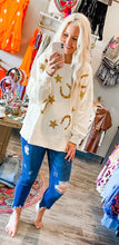 Load image into Gallery viewer, Horseshoe &amp; Star Sequin Sweatshirt
