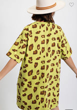 Load image into Gallery viewer, Kiwi Leopard T-Shirt Dress
