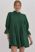 Load image into Gallery viewer, Forest Green 3/4 Sleeve Dress
