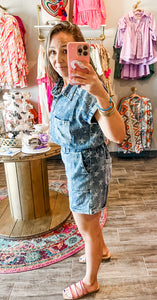 Denim Stars Romper