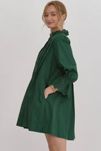 Load image into Gallery viewer, Forest Green 3/4 Sleeve Dress
