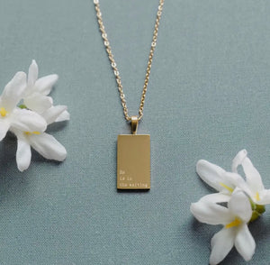 He Is In The Waiting Necklace