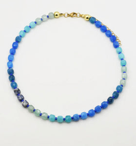 Blue Gemstone Luxe Necklace