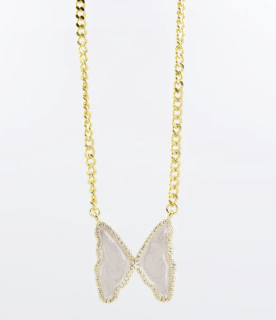 Shimmering Flutter TJ Necklace