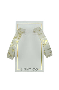 Ashley Gold Confetti Linny Hoops