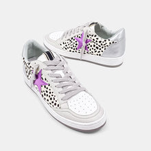 Load image into Gallery viewer, Purple Paz Hide Star Sneaks
