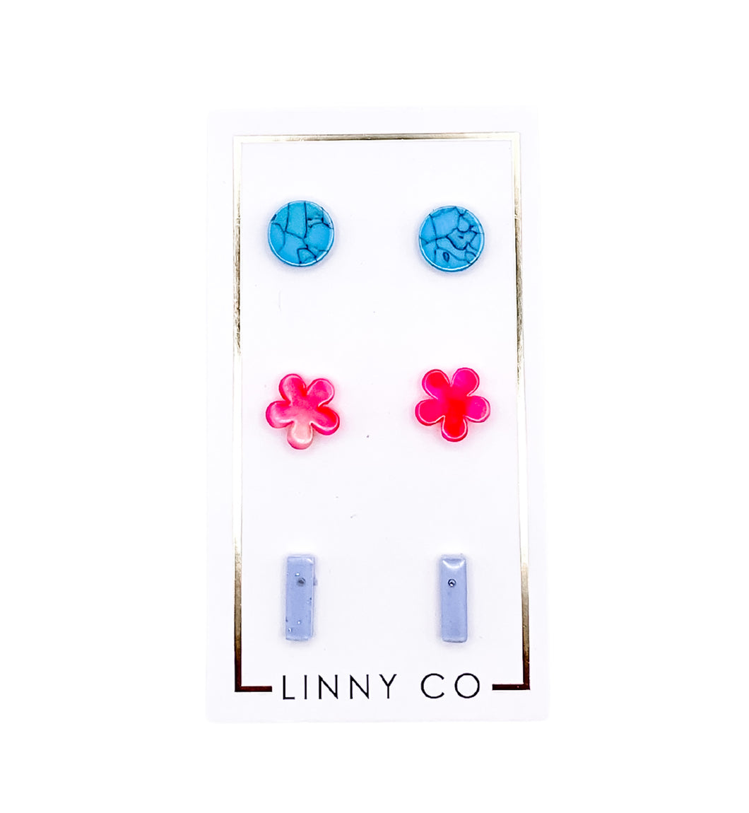 Lollipop Linny Stud Trio