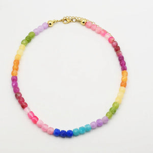 Multi Gemstone Luxe Necklace