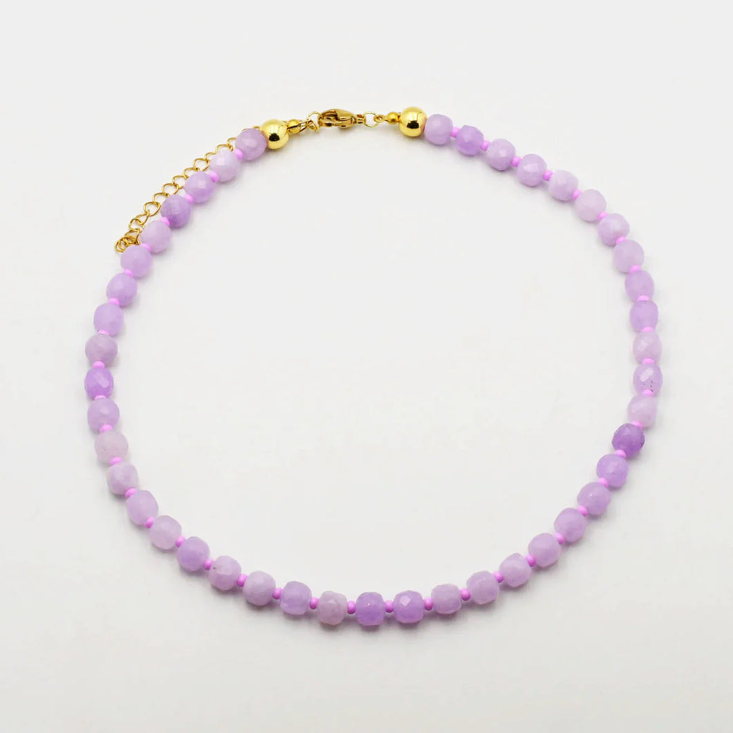 Lila Luxe Gemstone Necklace