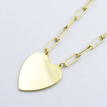 Load image into Gallery viewer, Big Heart Girl Necklace
