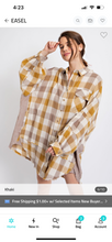 Load image into Gallery viewer, Khaki Plaid Top
