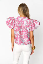 Load image into Gallery viewer, Leeland Bristol  Puff Sleeve Buddy Love Top
