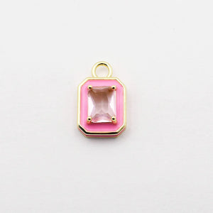 Pink Dazzle Pendant Charm