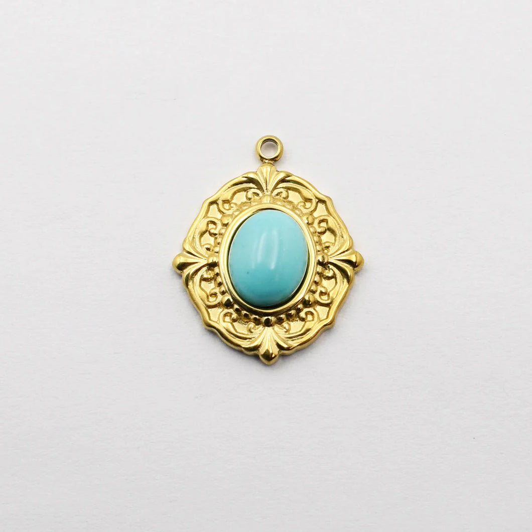 Turquoise Pendant Charm