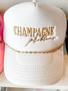 Champagne Problems Trucker Hat