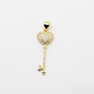 Sparkle Key Charm