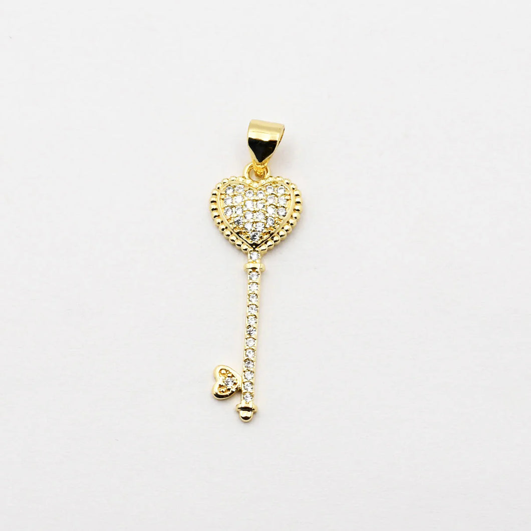 Sparkle Key Charm