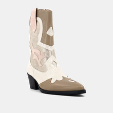 Load image into Gallery viewer, Zizi Gold Cowboy Boots
