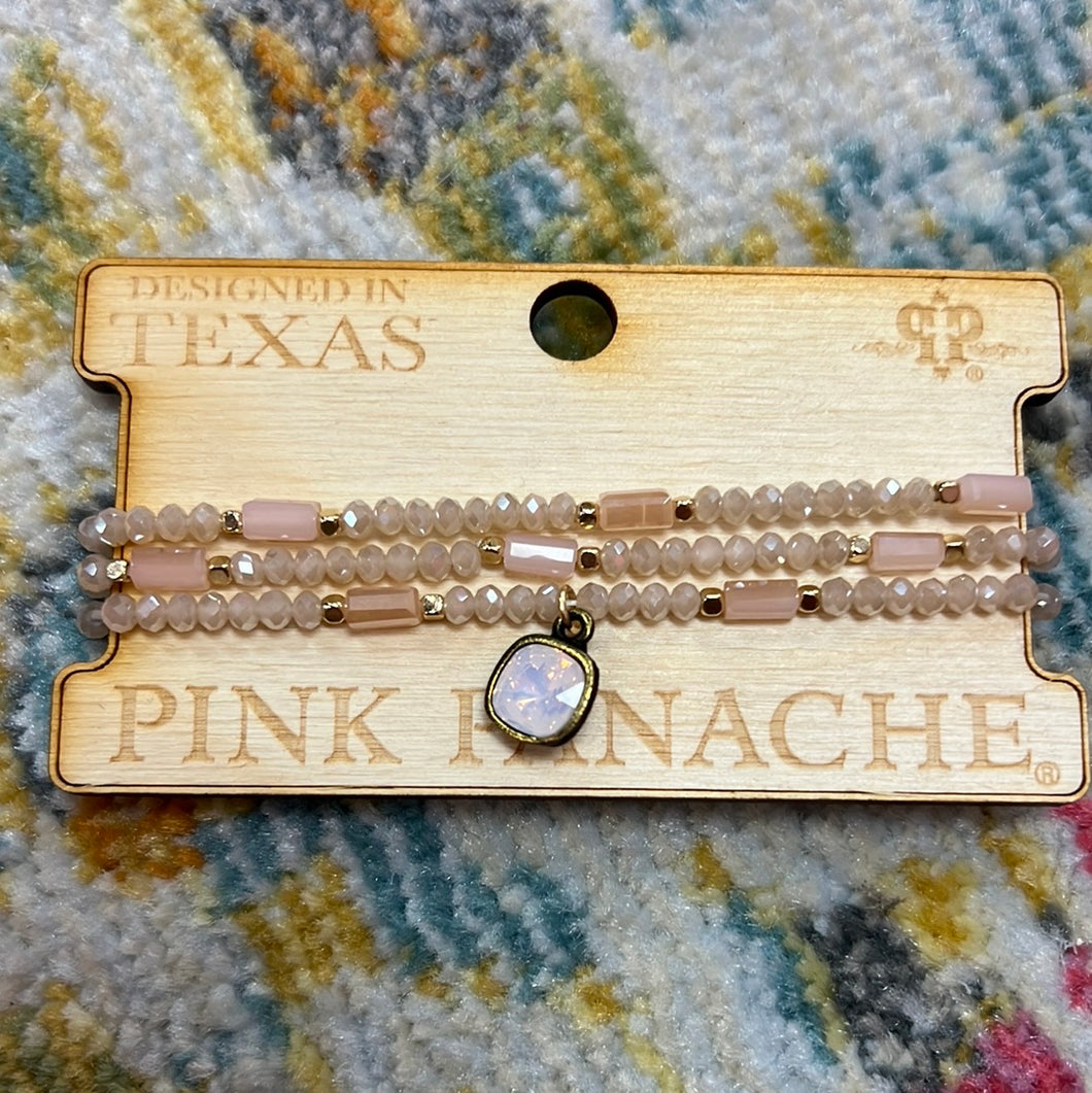 Baby Pink Mini Bead Pink Panache Stack