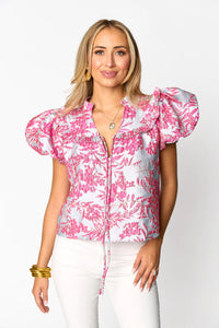 Leeland Bristol  Puff Sleeve Buddy Love Top