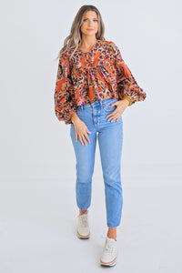 Floral Boho Tie Karlie Top