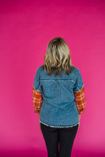 Load image into Gallery viewer, Fall Nights Denim Shacket
